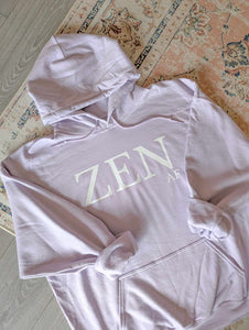 ZEN AF - lilac hoodie