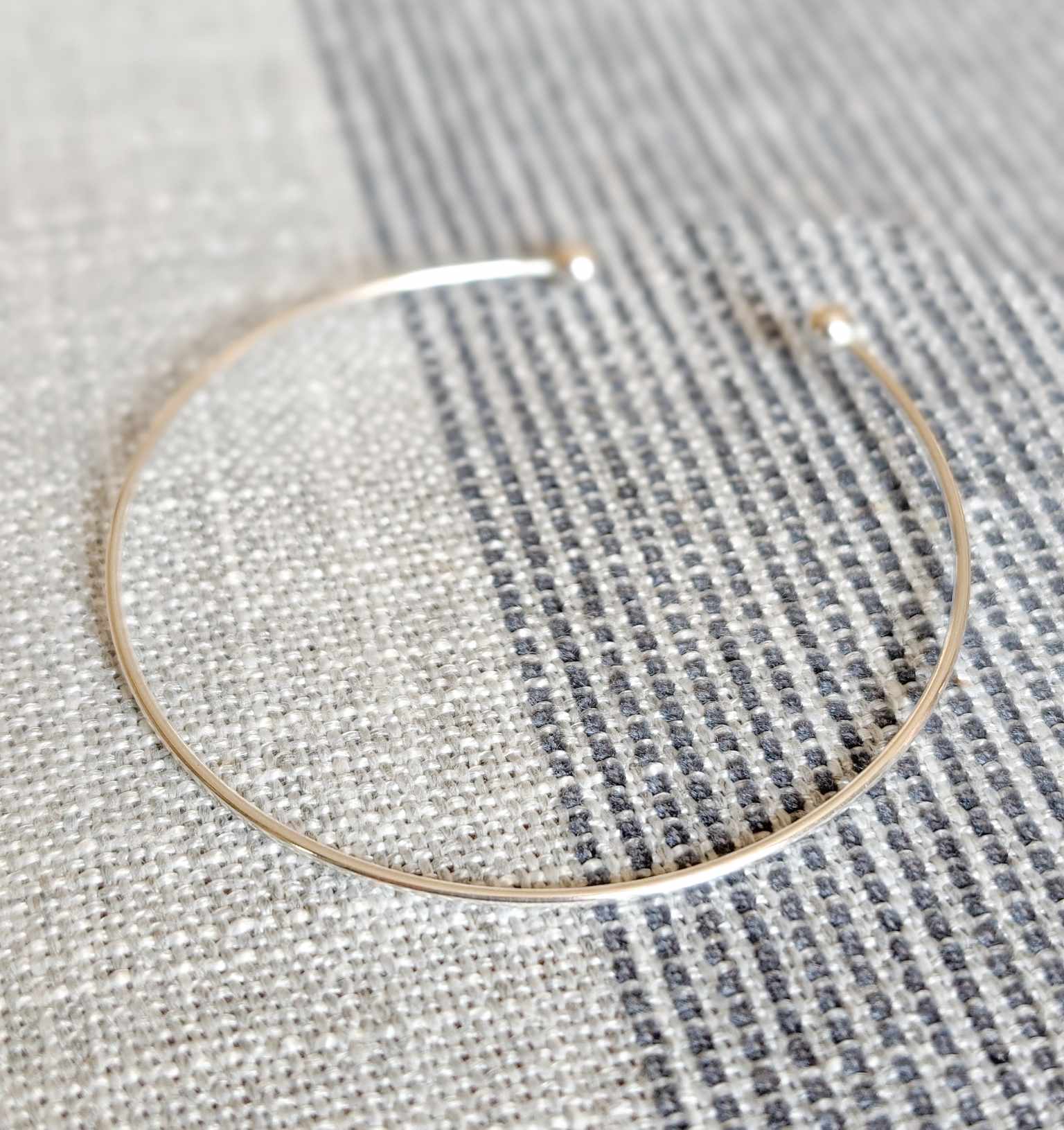 Sterling Silver Thin Stacking Bangle