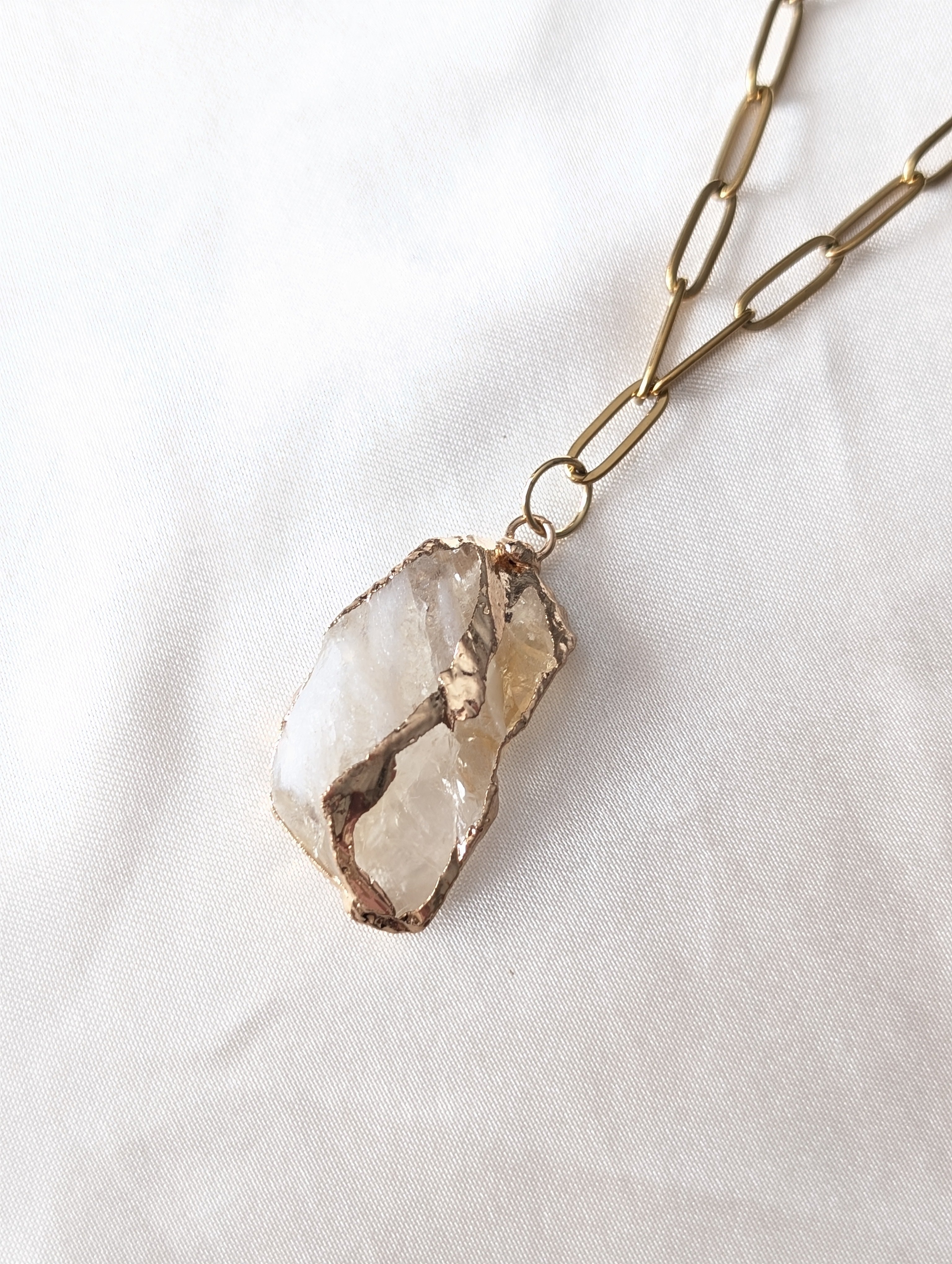 Citrine Goddess Necklace